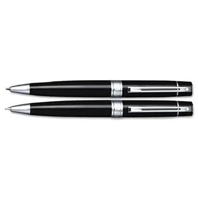 Sheaffer Products Sheaffer Gift Collection 300 Series Ballpoint Pen and Pencil Set, Black Barrel Sold As 1 Each Sophisticated glossy black barrels with chrome trim. Smoothmoving, - crosspenmall.com