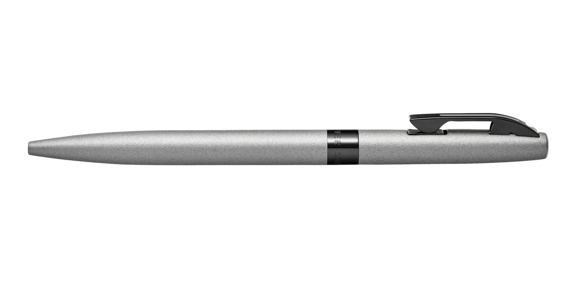 Sheaffer Reminder Slim, sleek silhouette, Innovative clickable clip Matte Gray Lacquer Ballpoint Pen - crosspenmall.com