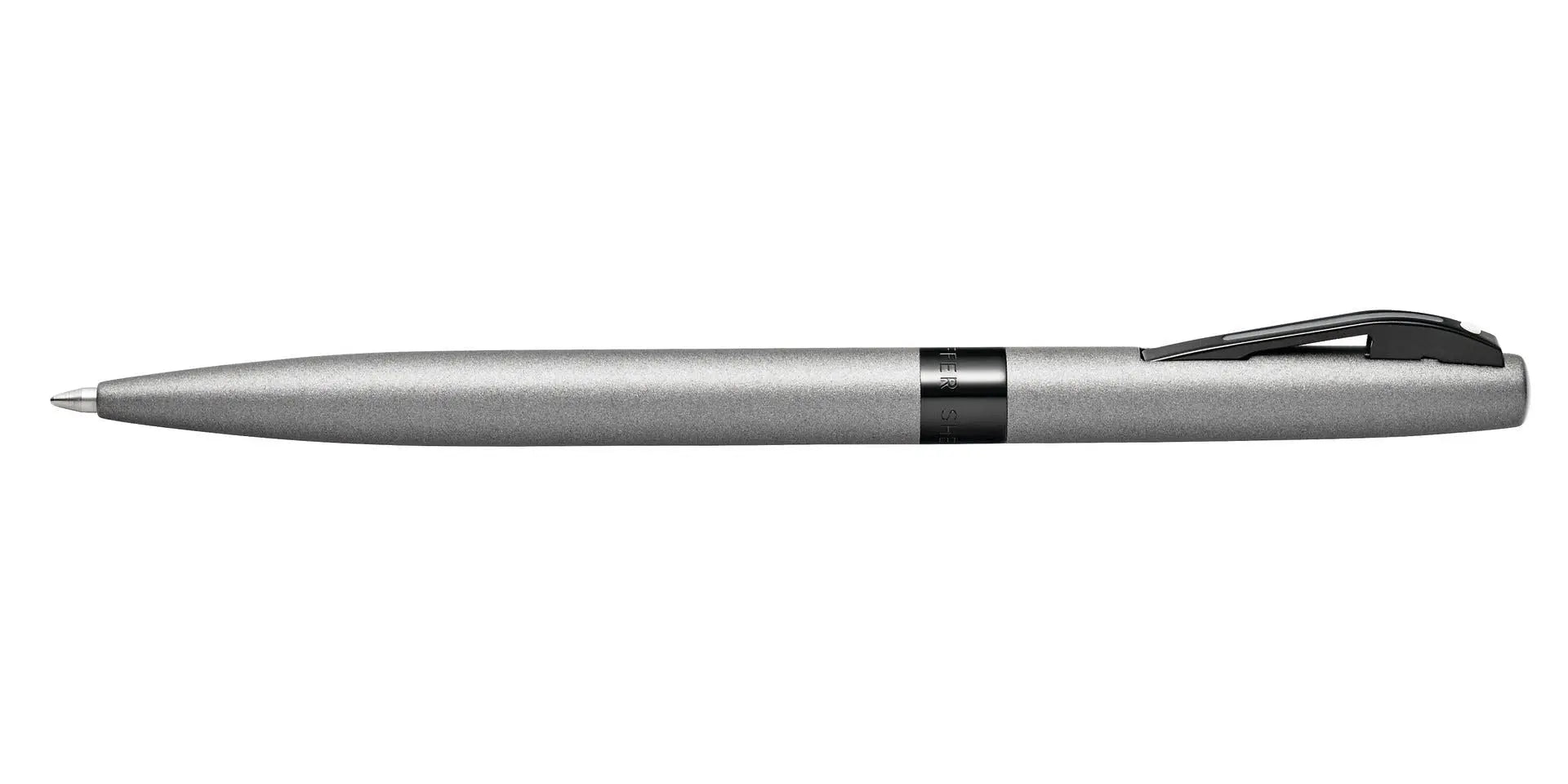 Sheaffer Reminder Slim, sleek silhouette, Innovative clickable clip Matte Gray Lacquer Ballpoint Pen - crosspenmall.com