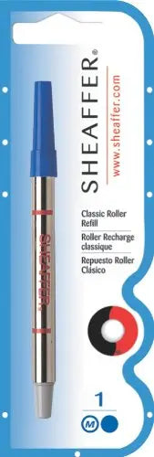 Sheaffer Rolling Ball Refills Classic Roller Blue (2 x 1 cartridge on blistercard) - crosspenmall.com
