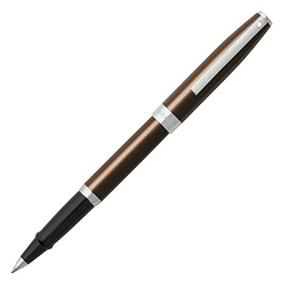 Sheaffer Sagaris, Metallic Brown, Chrome Trim, Rollerball - crosspenmall.com