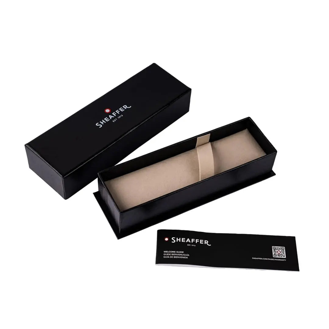 Sheaffer Sentinel E331 Ballpoint Pen, Matte Black with Chrome Trim, Medium Point. Sheaffer