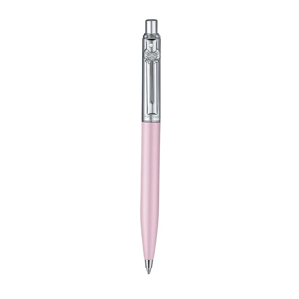 Sheaffer Sentinel Emily in Paris E321 Ballpoint Pen, Chrome-Plated Trims, Bow-Shaped Clip cross