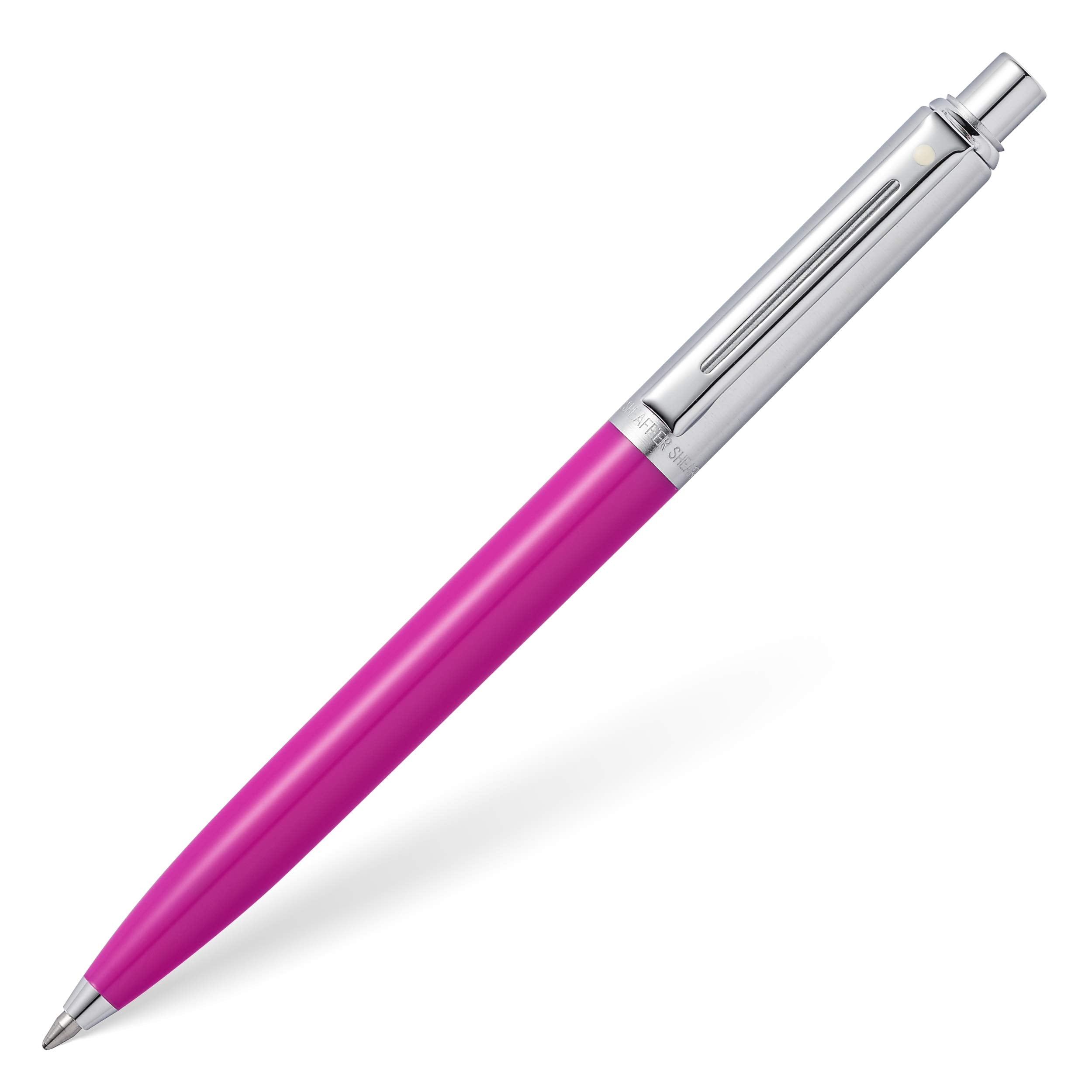 Sheaffer Sentinel Fuchsia Ballpoint Pen with Brushed Chrome Cap Sheaffer