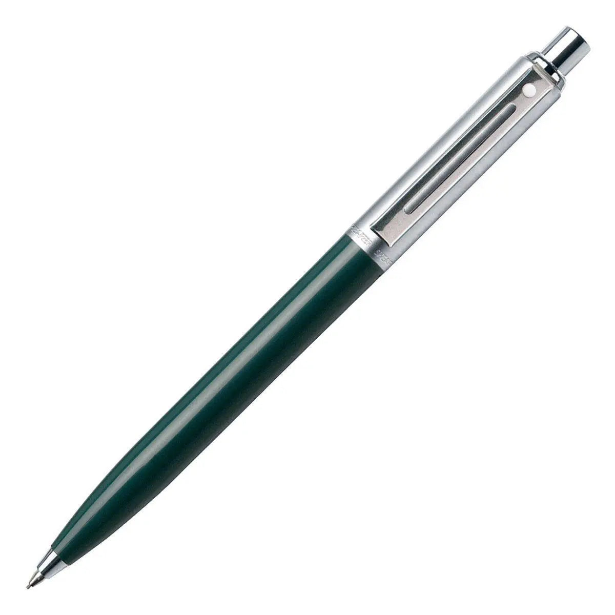 Sheaffer Sentinel Green Chrome Trim Ball Pen Medium Point, New in Box Sheaffer