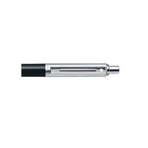 Sheaffer Sentinel, Black Resin Barrel, Chrome Cap, Nickel Plate Trim, Ballpoint Sheaffer