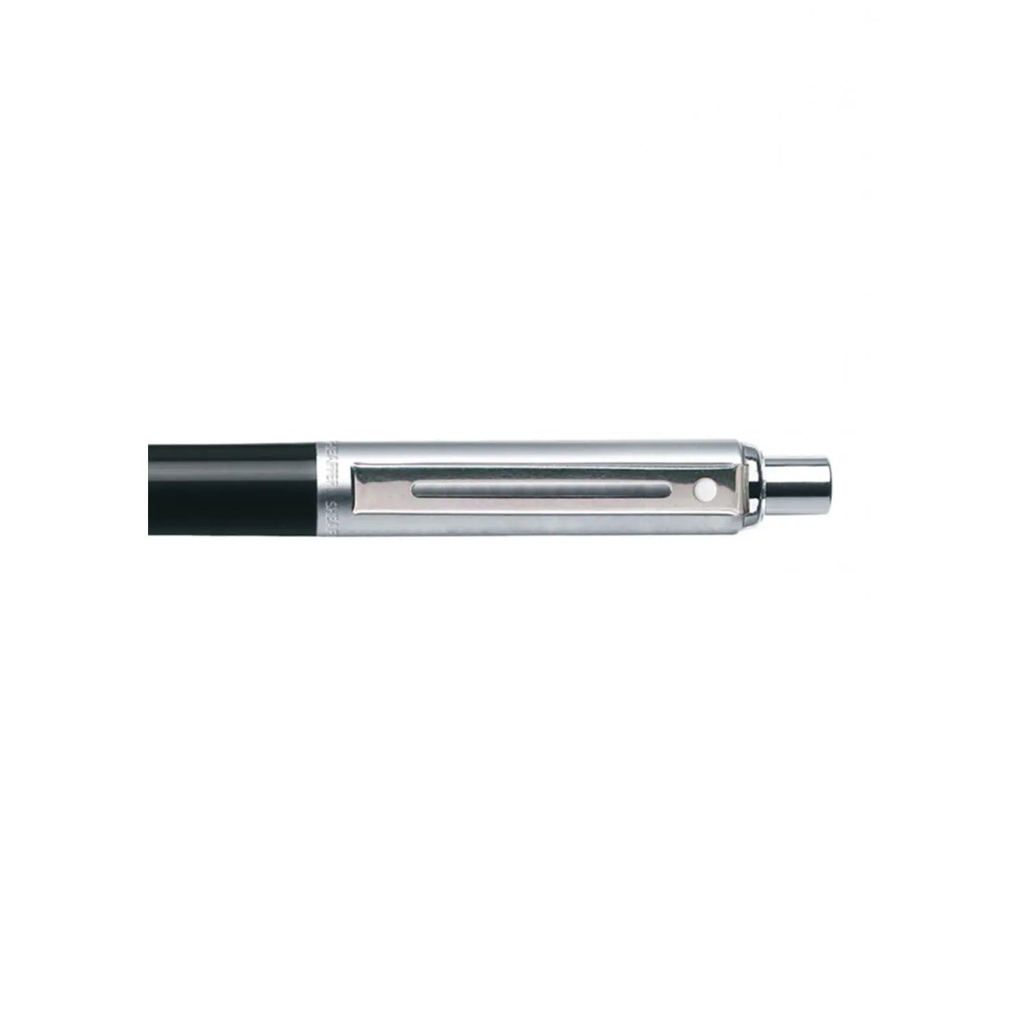 Sheaffer Sentinel, Black Resin Barrel, Chrome Cap, Nickel Plate Trim, Ballpoint Sheaffer