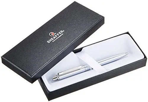 Sheaffer Sentinel, Black Resin Barrel, Chrome Cap, Nickel Plate Trim, Ballpoint Sheaffer