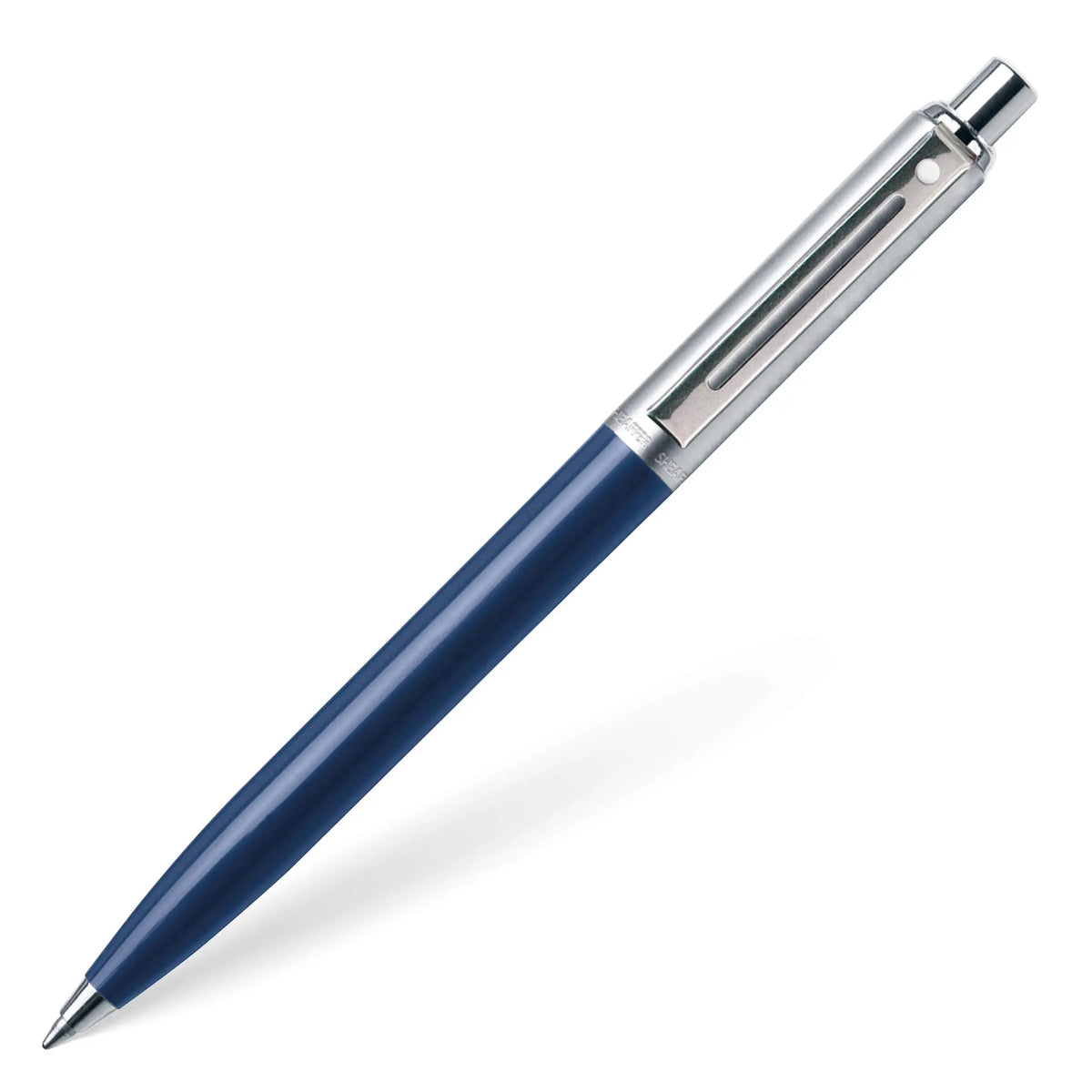Sheaffer Sentinel, Black Resin Barrel, Chrome Cap, Nickel Plate Trim, Ballpoint cross