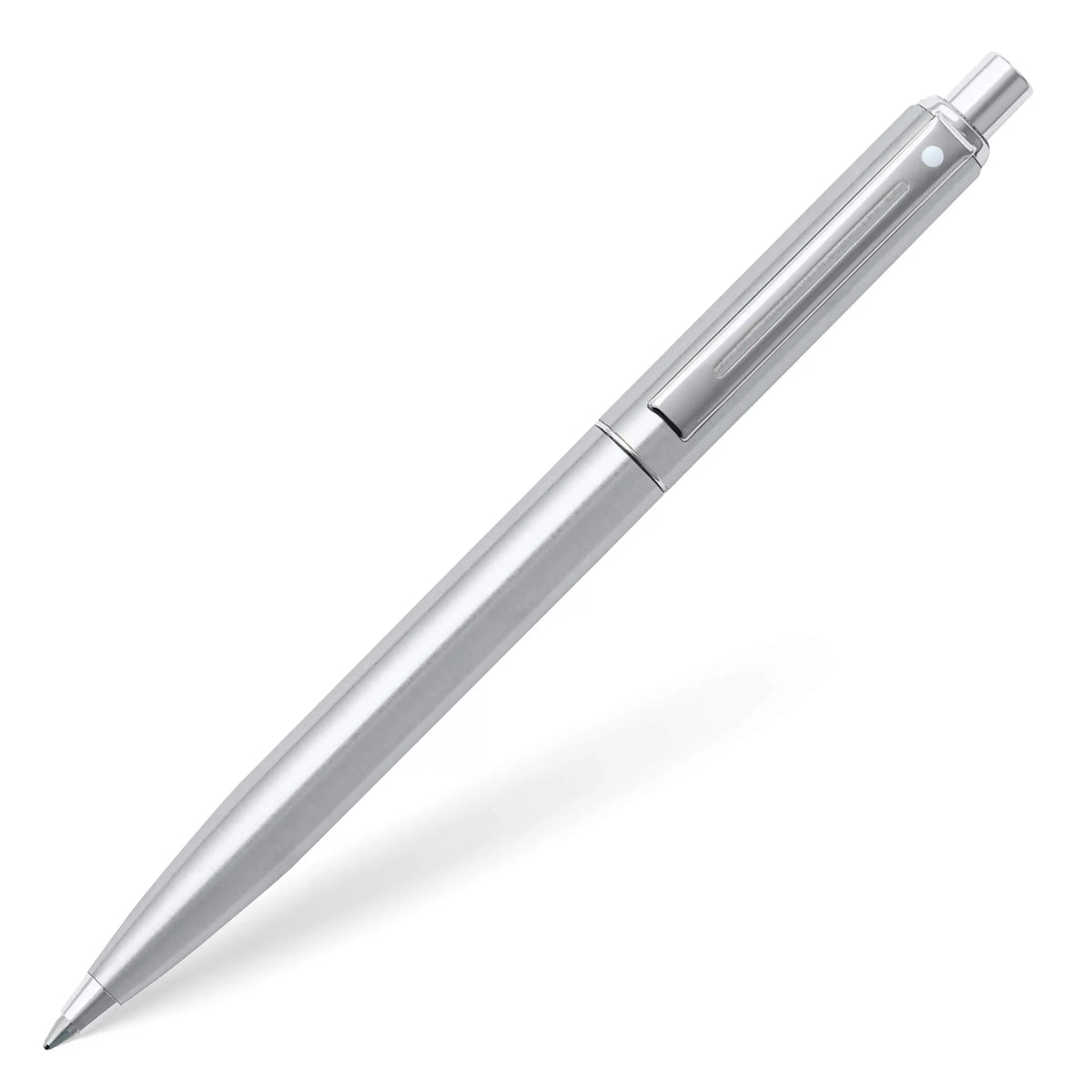 Sheaffer Sentinel, Black Resin Barrel, Chrome Cap, Nickel Plate Trim, Ballpoint cross