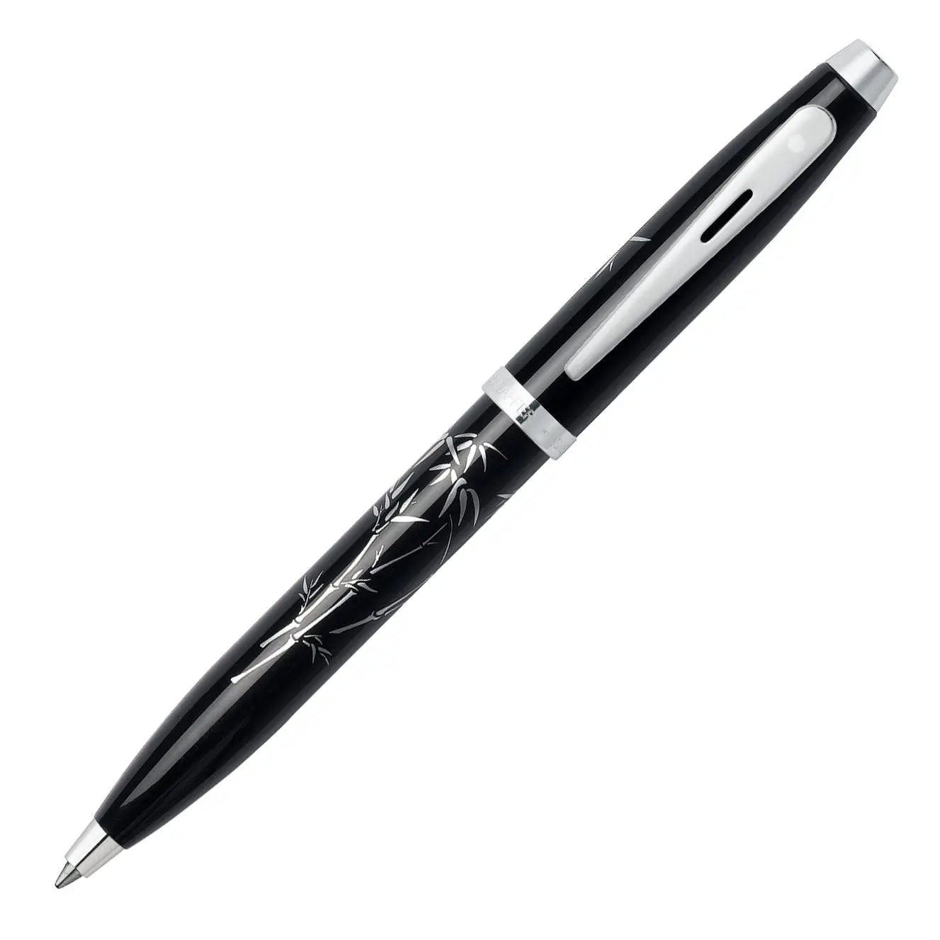 Sheaffer Silk Screened Bamboo Design Ballpoint Pen - Black (9297-2) Sheaffer