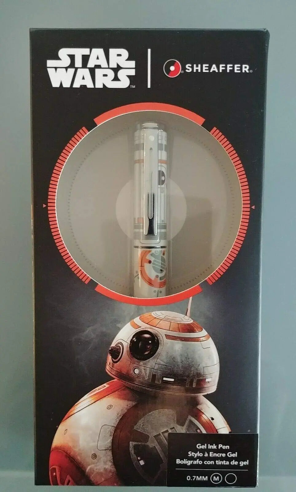 Sheaffer Star Wars BB-8 with BB-8 themed design and authentic character details, Polished appointments Gel Rollerball Pen - crosspenmall.com