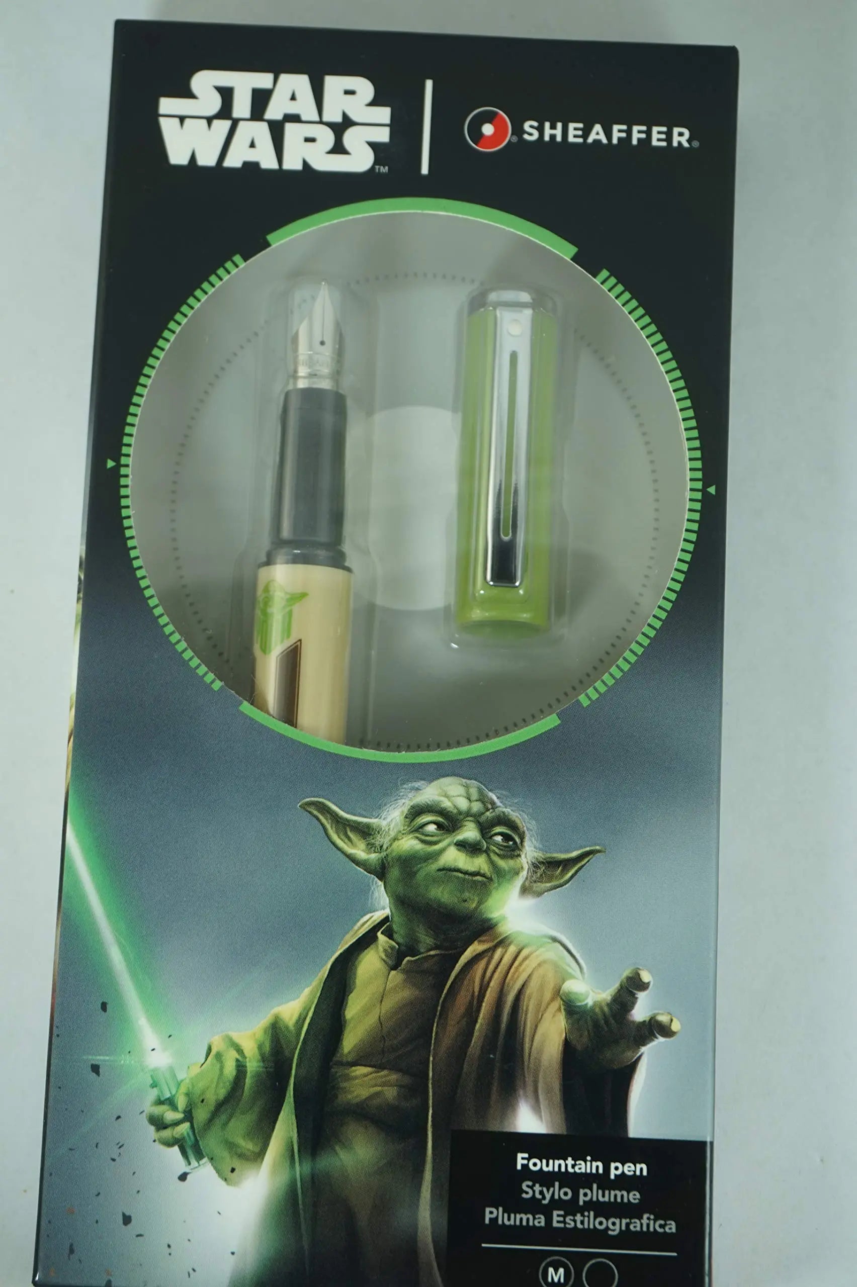 Sheaffer Star Wars Yoda with Yoda themed design and authentic character details, Polished appointments Gel Rollerball Pen - crosspenmall.com