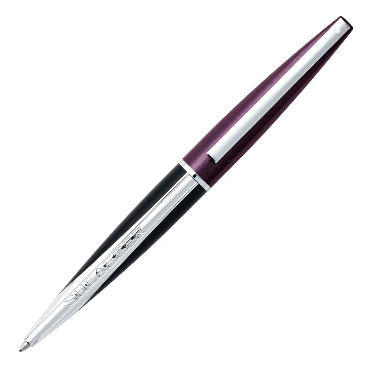 Sheaffer Taranis Ballpoint Pen, Amethyst Brilliant, Chrome Trim (E2944751-PB2) - crosspenmall.com