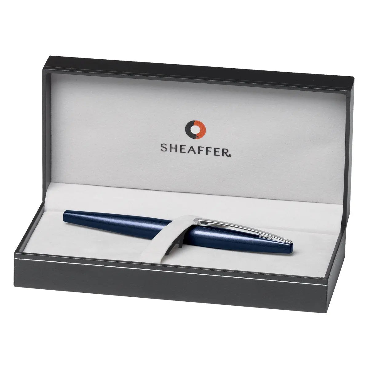 Sheaffer Taranis Fine Nib Fountain Pen, Diamond Dust Blue, Chrome Trim (E0944543-PB2) Sheaffer