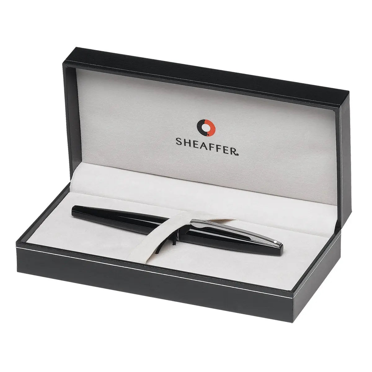 Sheaffer Taranis Medium Nib Fountain Pen, Stormy Night, Chrome Trim (E0944053-PB2) Sheaffer