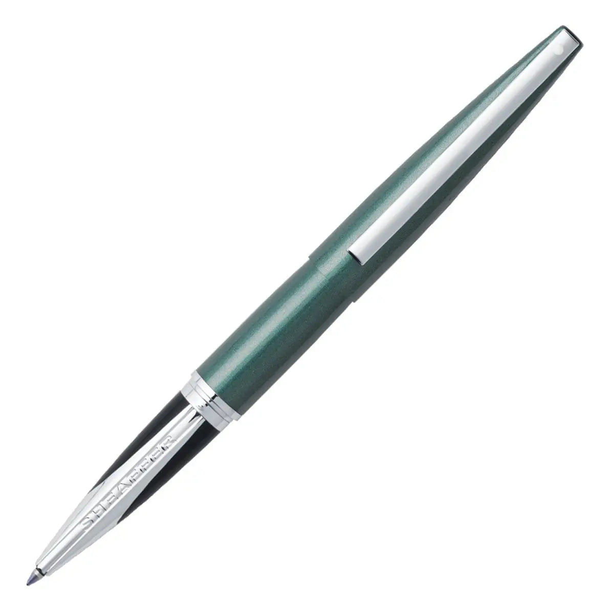 Sheaffer Taranis Rollerball Pen, Forest Green, Chrome Trim (E1944651-PB2) - crosspenmall.com