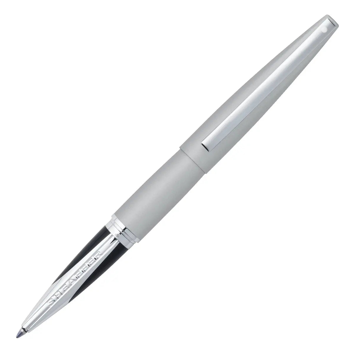 Sheaffer Taranis Rollerball Pen, Sleek Chrome, Chrome Trim (E1944451-PB2) - crosspenmall.com