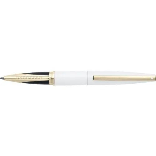 Sheaffer Taranis White Lightning Featuring Gold Plate Trim Rollerball Pen Sheaffer