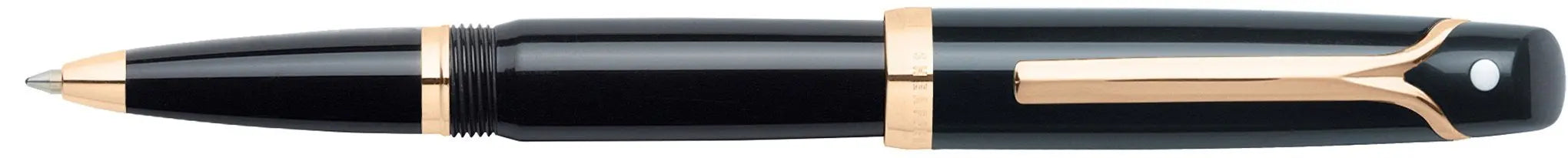 Sheaffer Valor Roller Ball Pen, 22k Gold Plate Trim with Refill, Black Acrylic Finish (SH/9350-1) Sheaffer