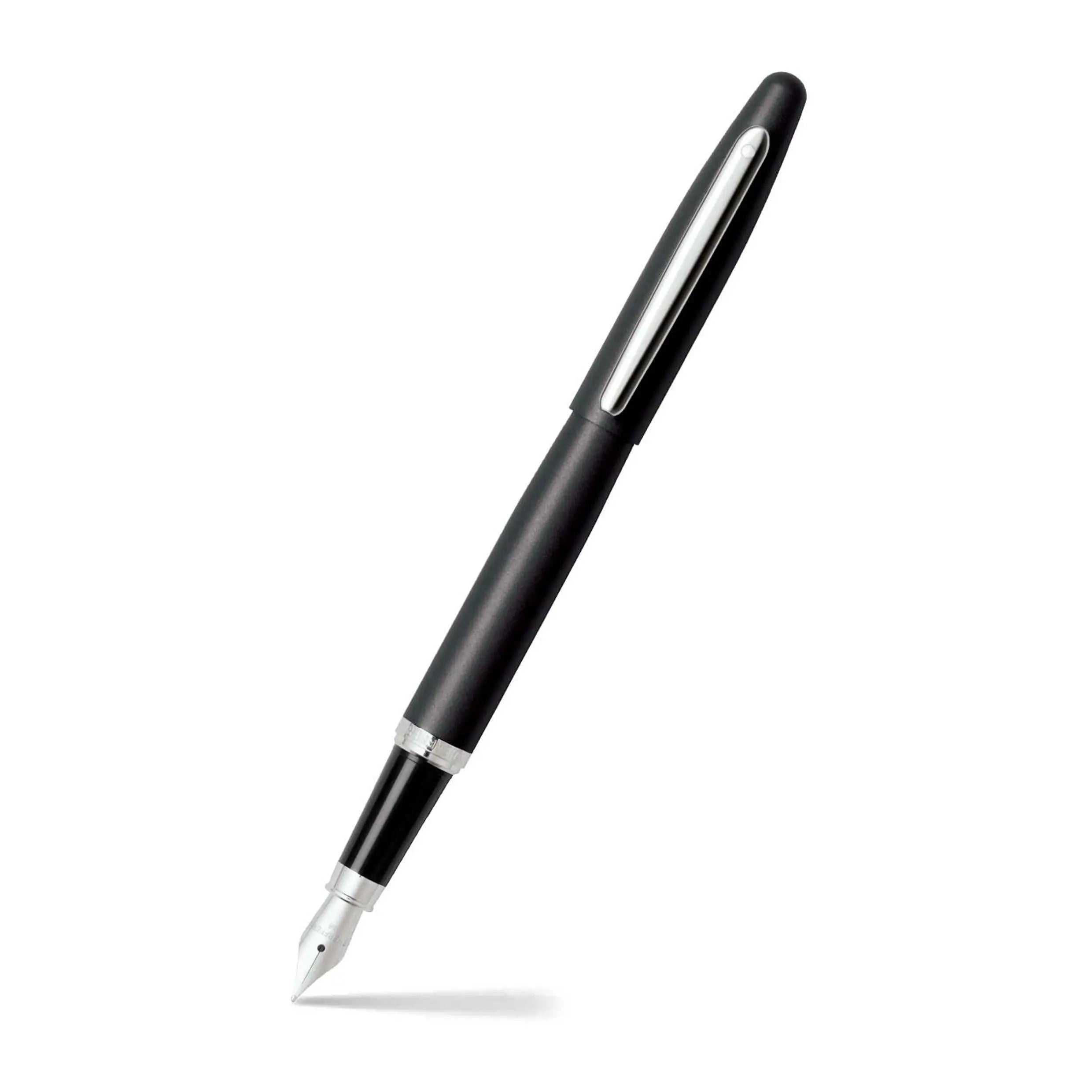 Sheaffer Vfm Matte Black Ballpoint Pen with Chrome Trim Sheaffer