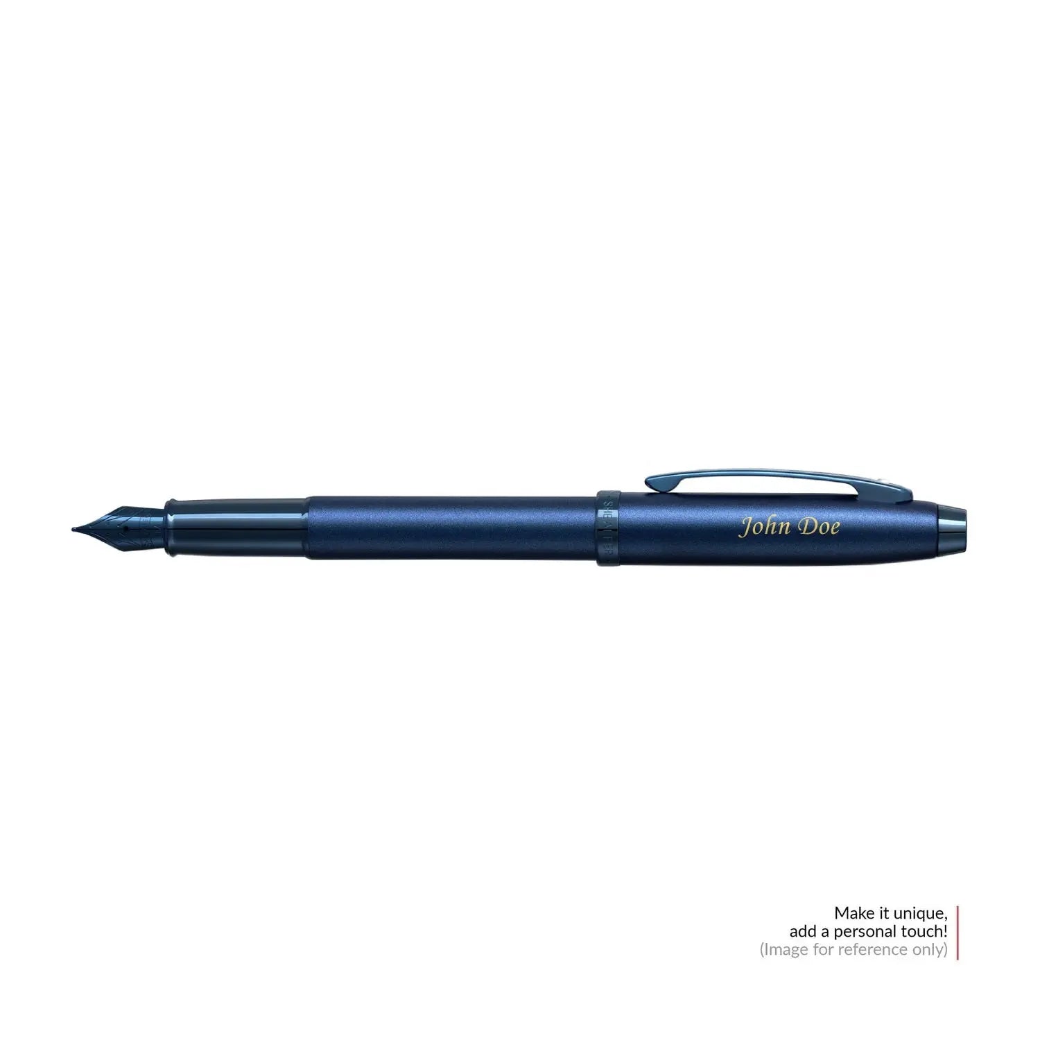 Sheaffer® 100 9371 Satin Blue Ballpoint Pen With PVD Blue Trim - My Store