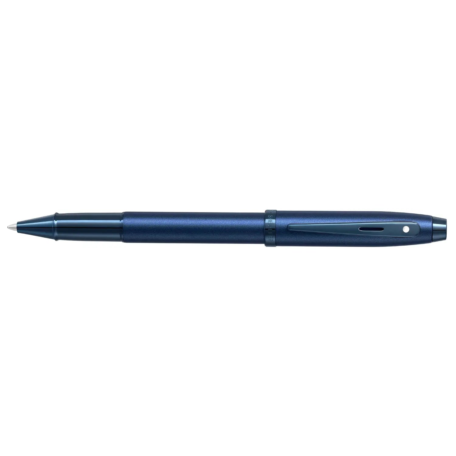 Sheaffer® 100 9371 Satin Blue Rollerball Pen With PVD Blue Trim - My Store