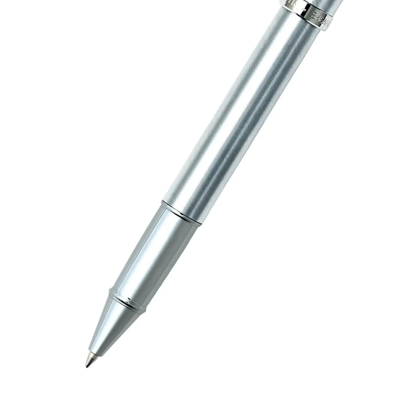 Sheaffer® 100 Brushed Chrome With Shiny Chrome Trim Rollerball Pen - My Store