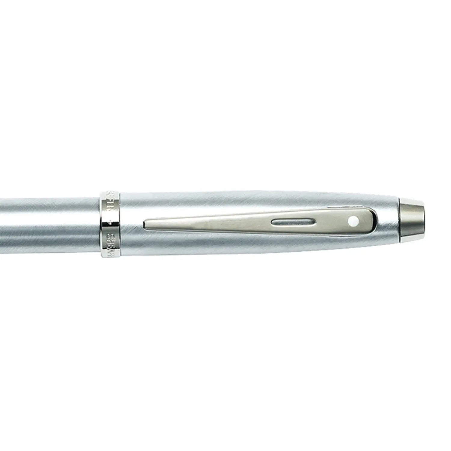 Sheaffer® 100 Brushed Chrome With Shiny Chrome Trim Rollerball Pen - My Store