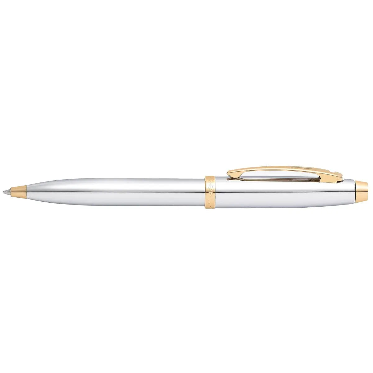 Sheaffer® 100 Chrome with Gold Trims Ballpoint Pen - My Store