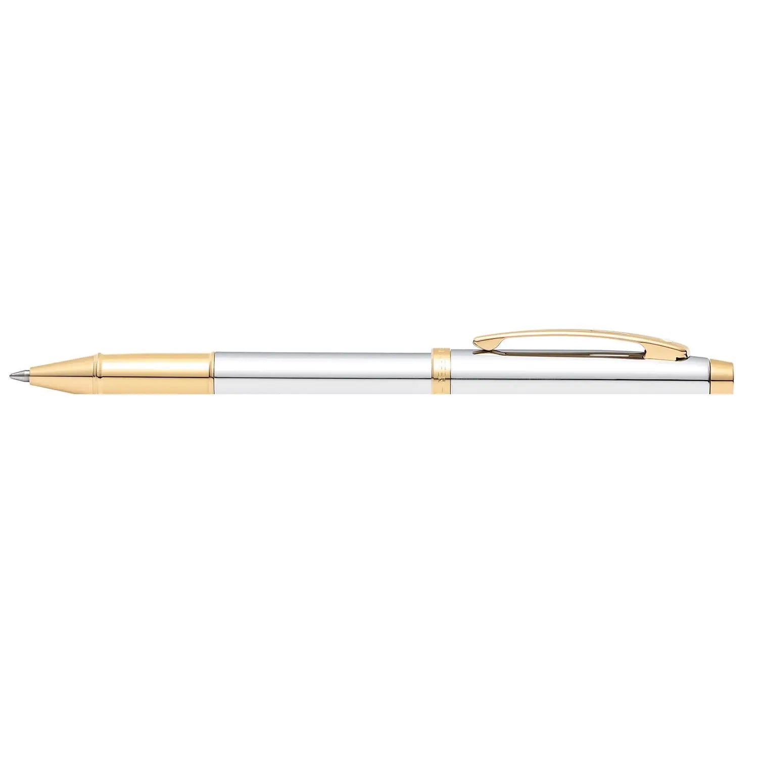 Sheaffer® 100 Chrome with Gold Trims Rollerball Pen - My Store