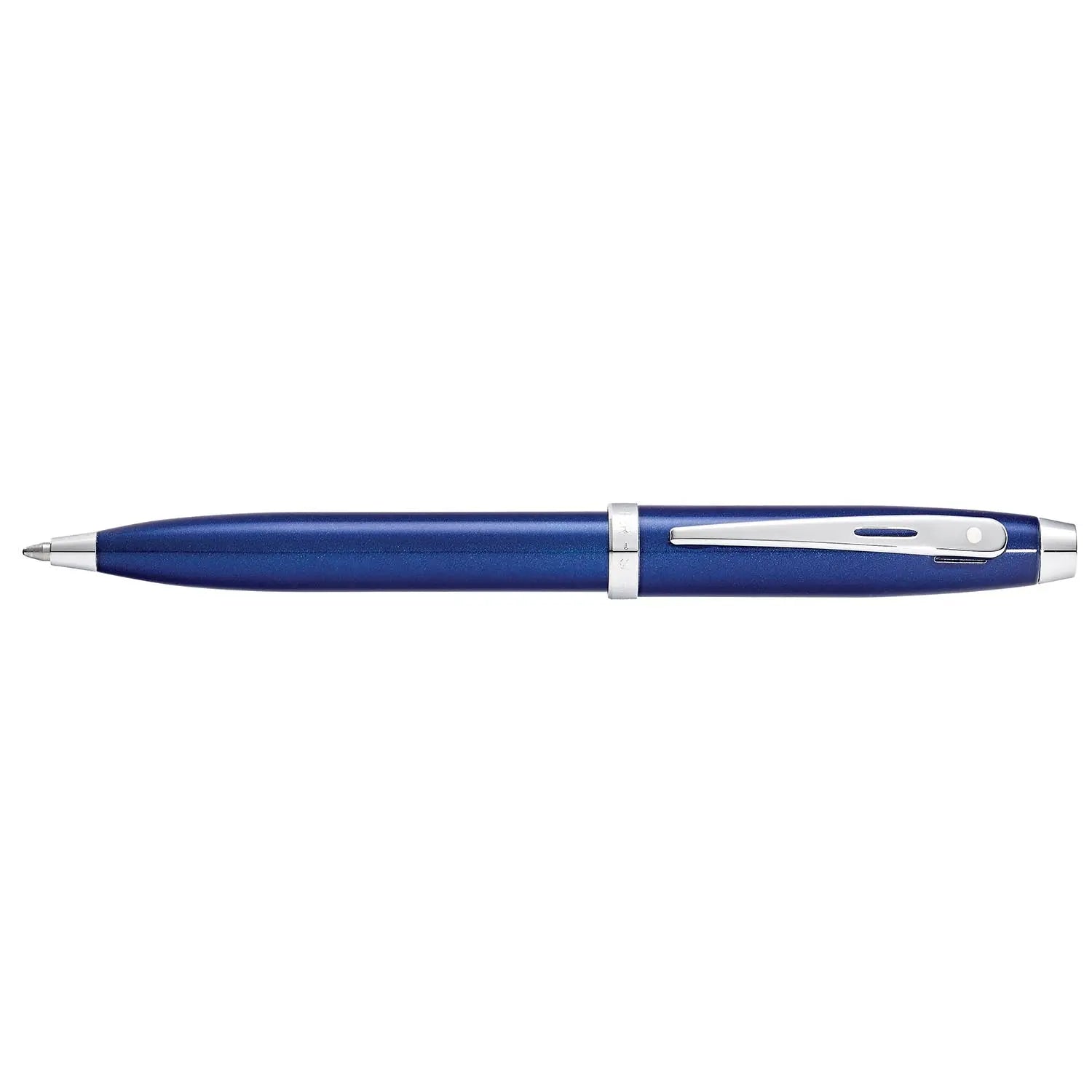 Sheaffer® 100 Glossy Blue with Chrome Trims Ballpoint Pen - My Store