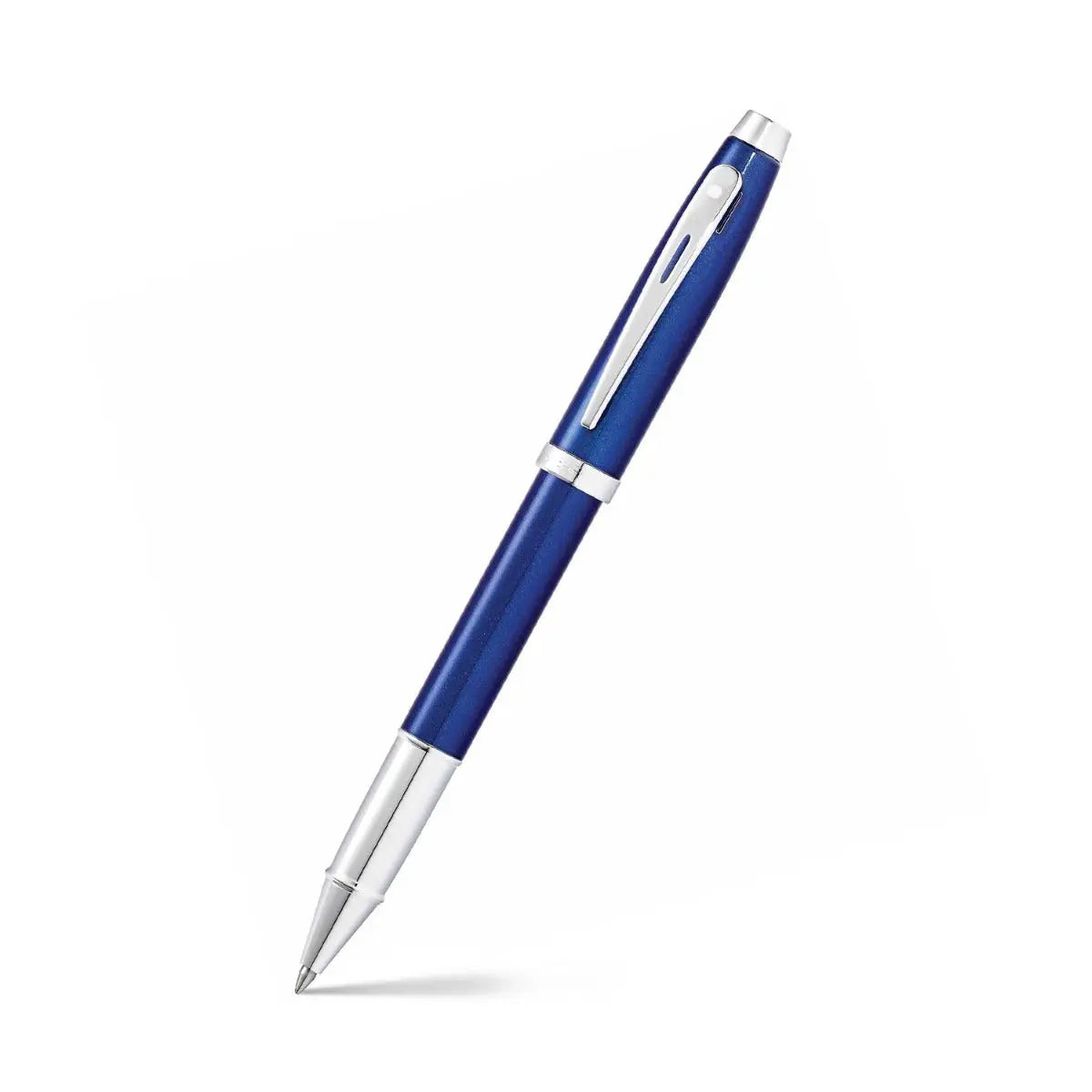 Sheaffer® 100 Glossy Blue with Chrome Trims Rollerball Pen - My Store