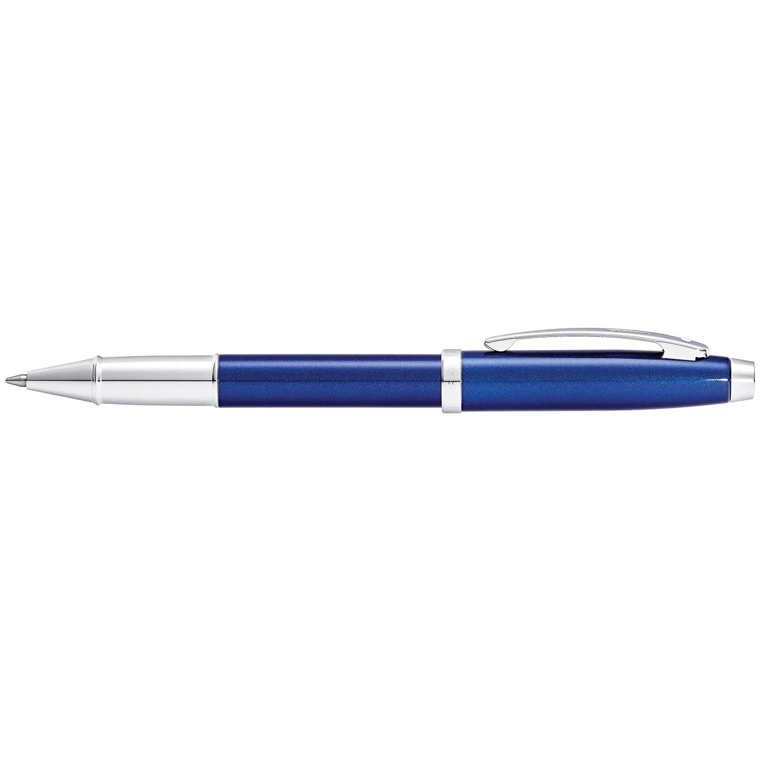 Sheaffer® 100 Glossy Blue with Chrome Trims Rollerball Pen - My Store