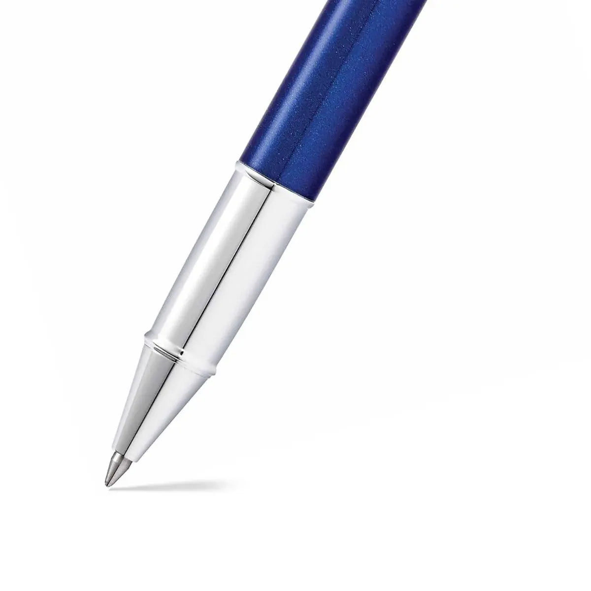 Sheaffer® 100 Glossy Blue with Chrome Trims Rollerball Pen - My Store