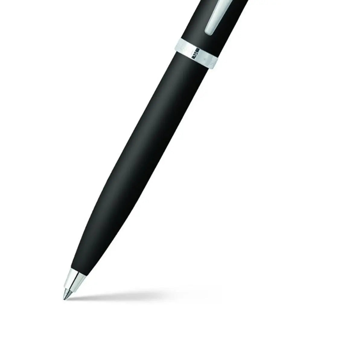 Sheaffer® 100 Matte Black Ballpoint Pen With Chrome Trims - My Store