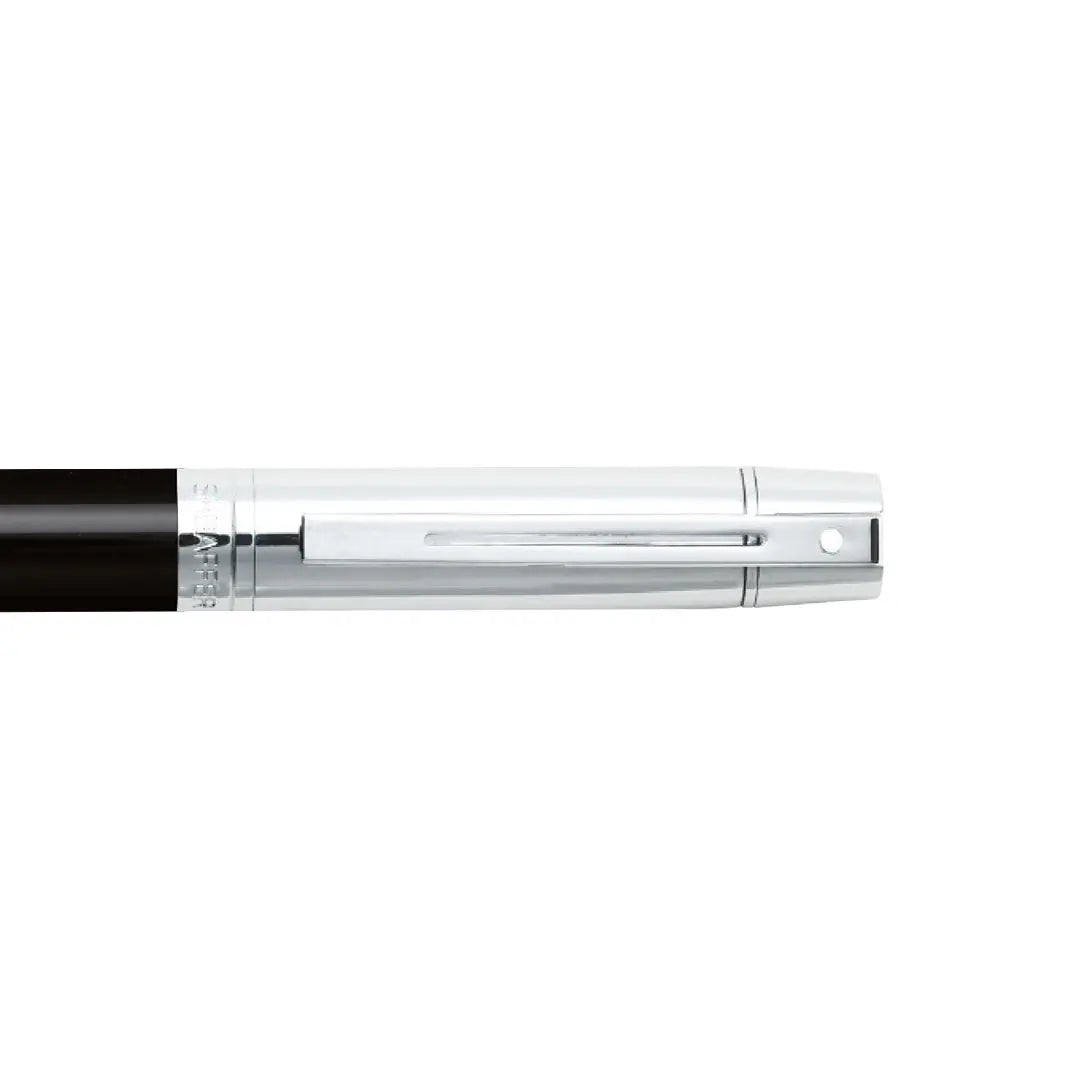 Sheaffer® 300 9314 Glossy Black Ballpoint pen with Chrome Cap and Chrome Trim - My Store