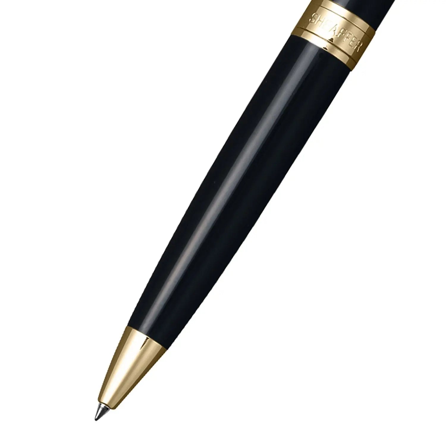 Sheaffer® 300 9325 Glossy Black Ballpoint Pen With Gold-tone Trim - My Store