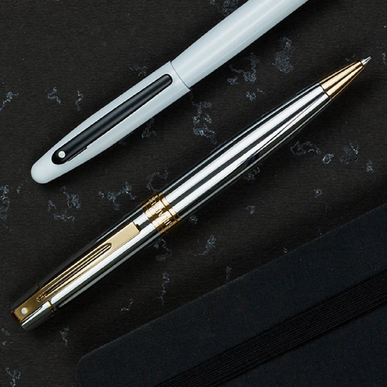 Sheaffer® 300 Chrome with Gold Trims Ballpoint Pen - My Store