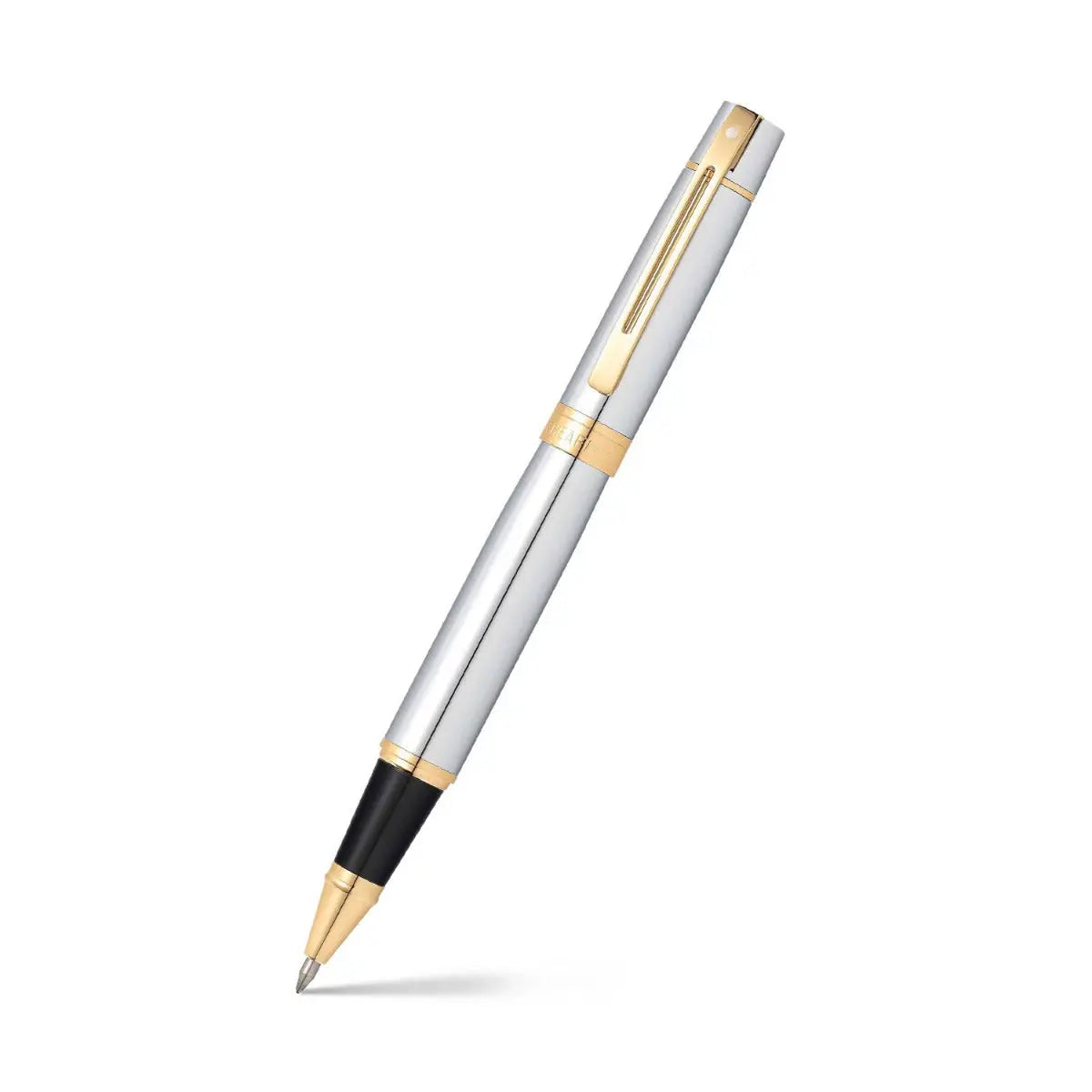 Sheaffer® 300 Chrome with Gold Trims Rollerball Pen - My Store