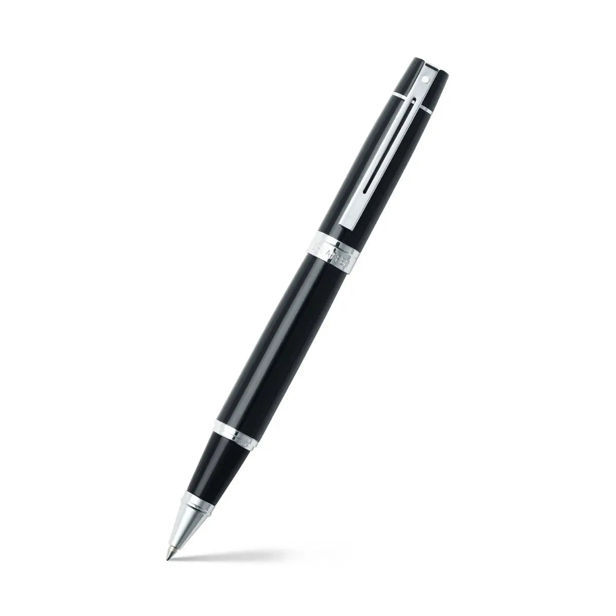 Sheaffer® 300 Glossy Black with Chrome Trims Rollerball Pen - My Store