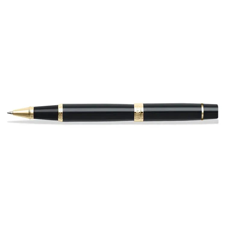 Sheaffer® 300 Glossy Black with Gold Trims Rollerball Pen - My Store