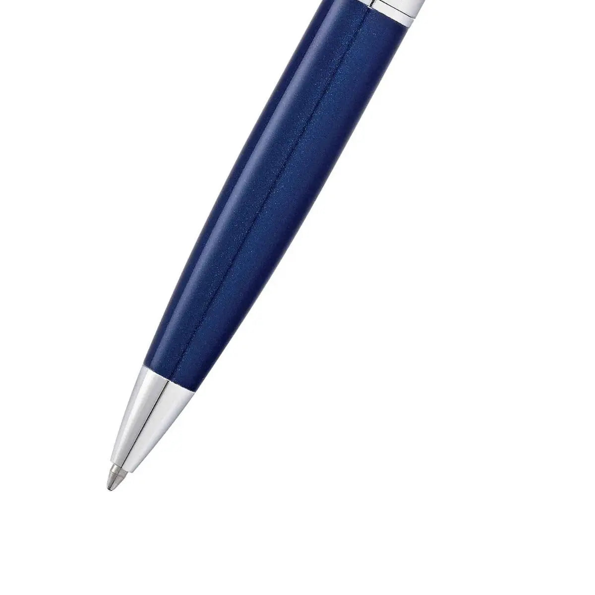 Sheaffer® 300 Glossy Blue with Chrome Trims Ballpoint Pen - My Store