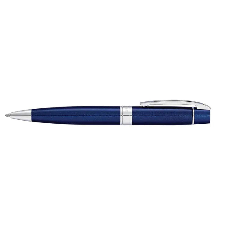 Sheaffer® 300 Glossy Blue with Chrome Trims Ballpoint Pen - My Store