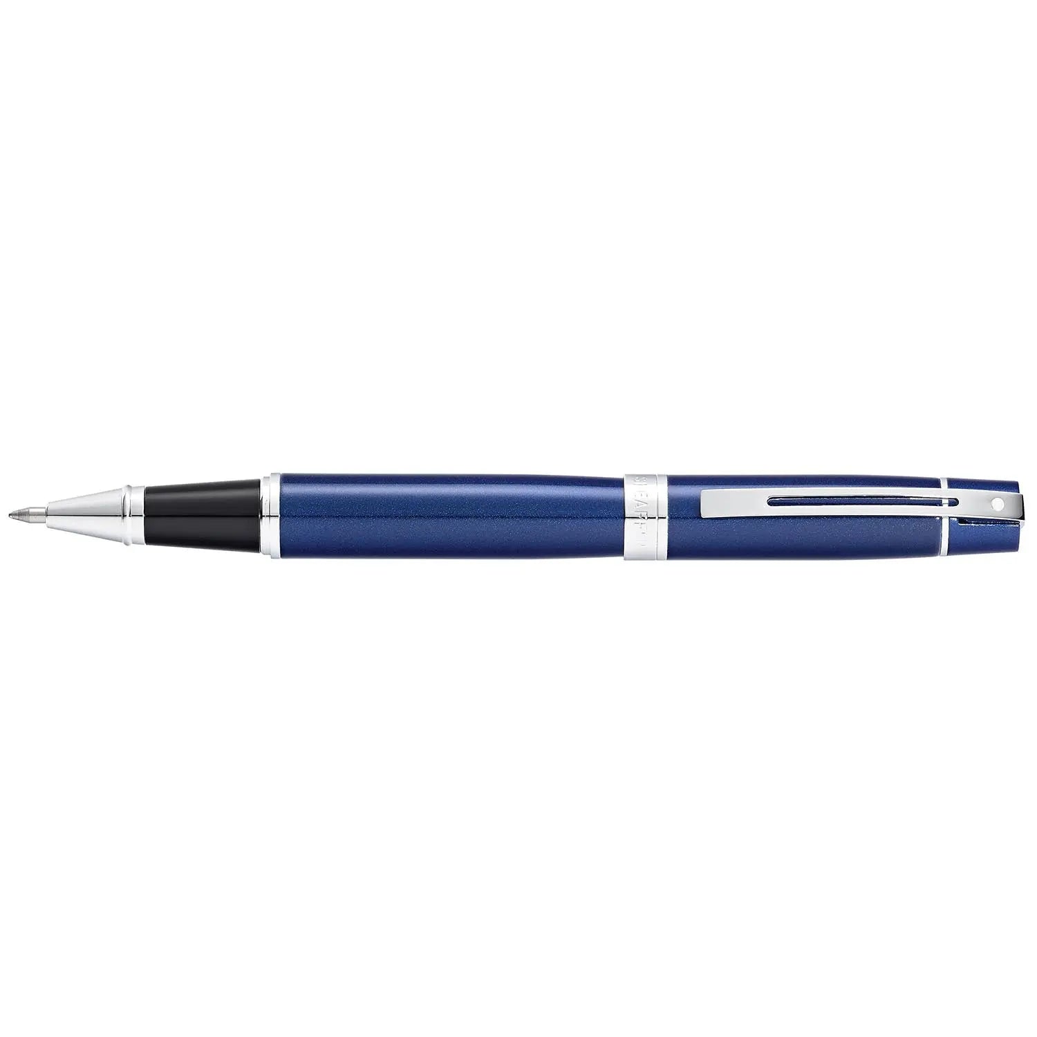 Sheaffer® 300 Glossy Blue with Chrome Trims Rollerball Pen - My Store