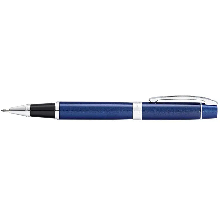 Sheaffer® 300 Glossy Blue with Chrome Trims Rollerball Pen - My Store