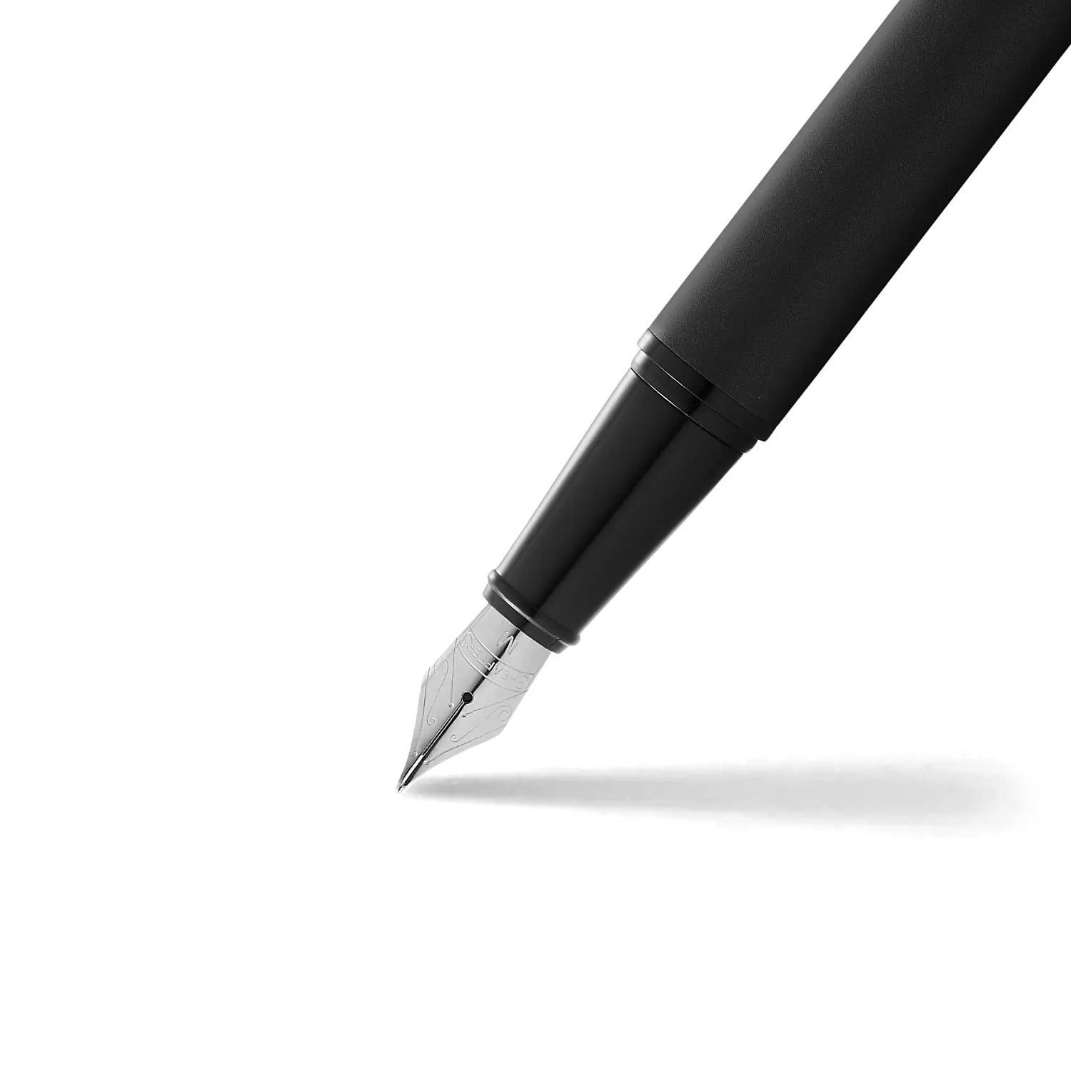 Sheaffer® 300 Matte Black Fountain Pen With Black Trims - Medium - My Store