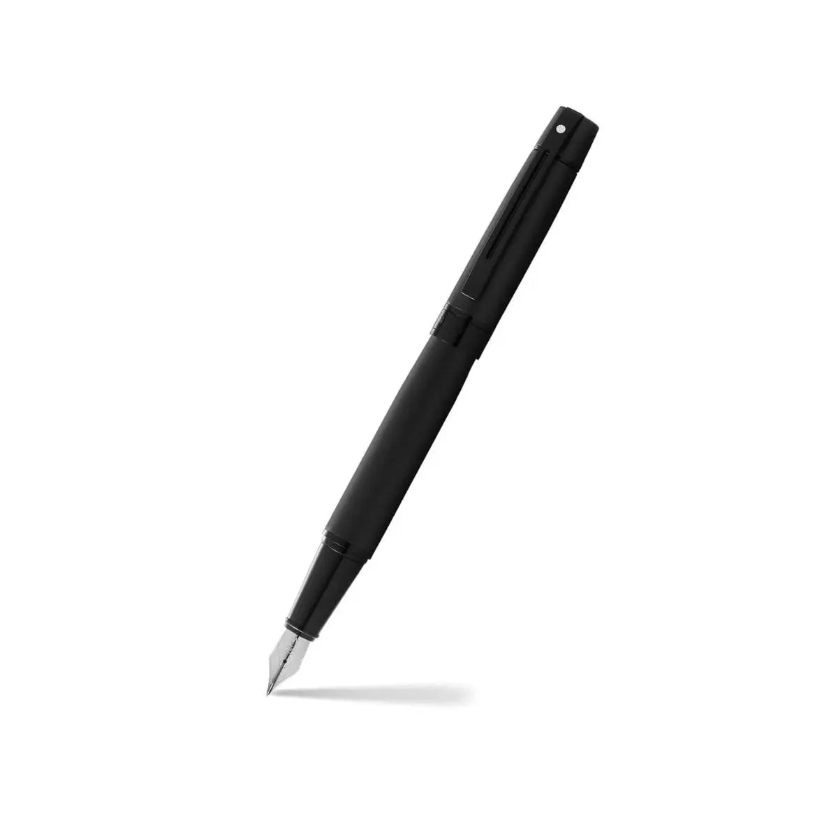 Sheaffer® 300 Matte Black Fountain Pen With Black Trims - Medium - My Store