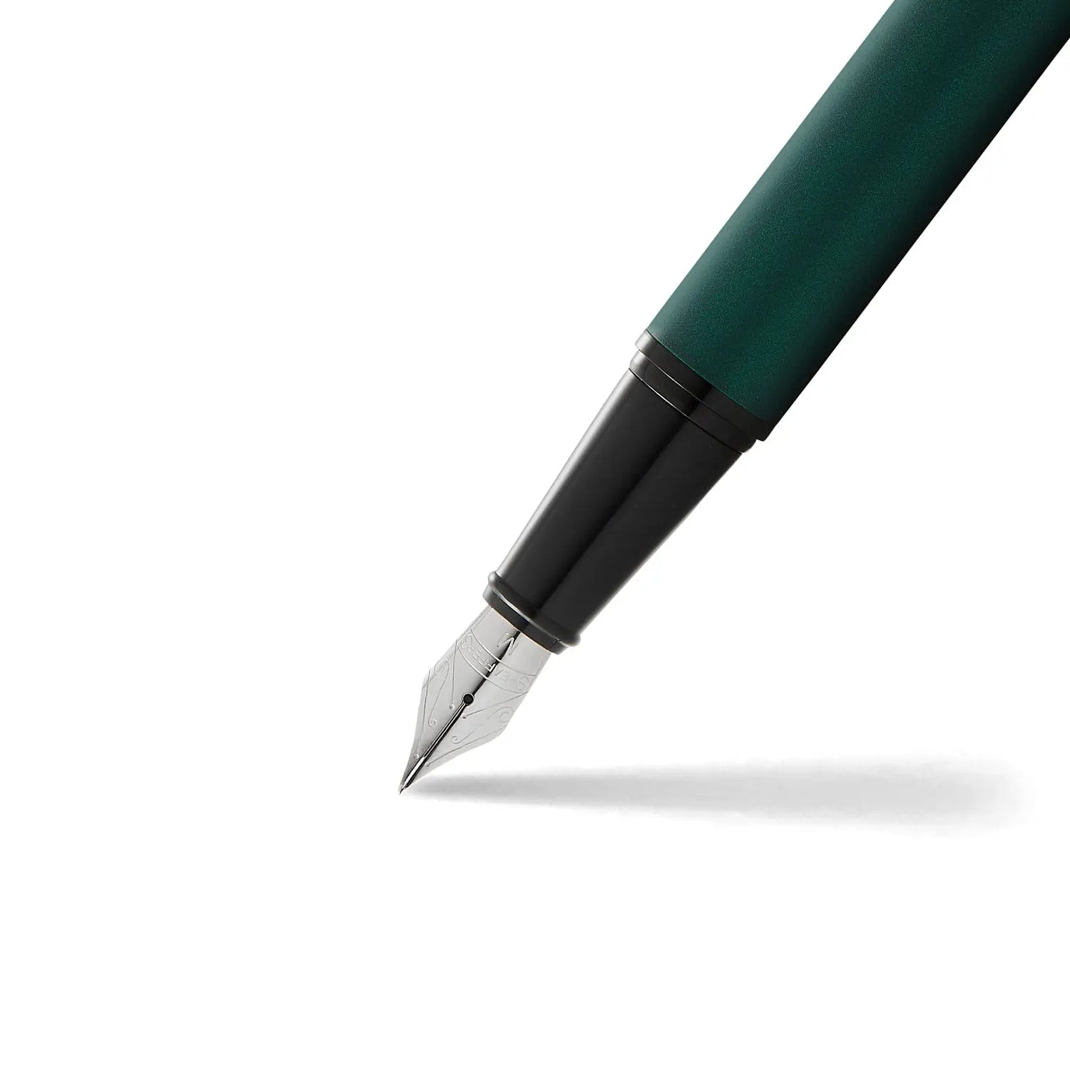 Sheaffer® 300 Matte Green Fountain Pen With Black Trims - Medium - My Store