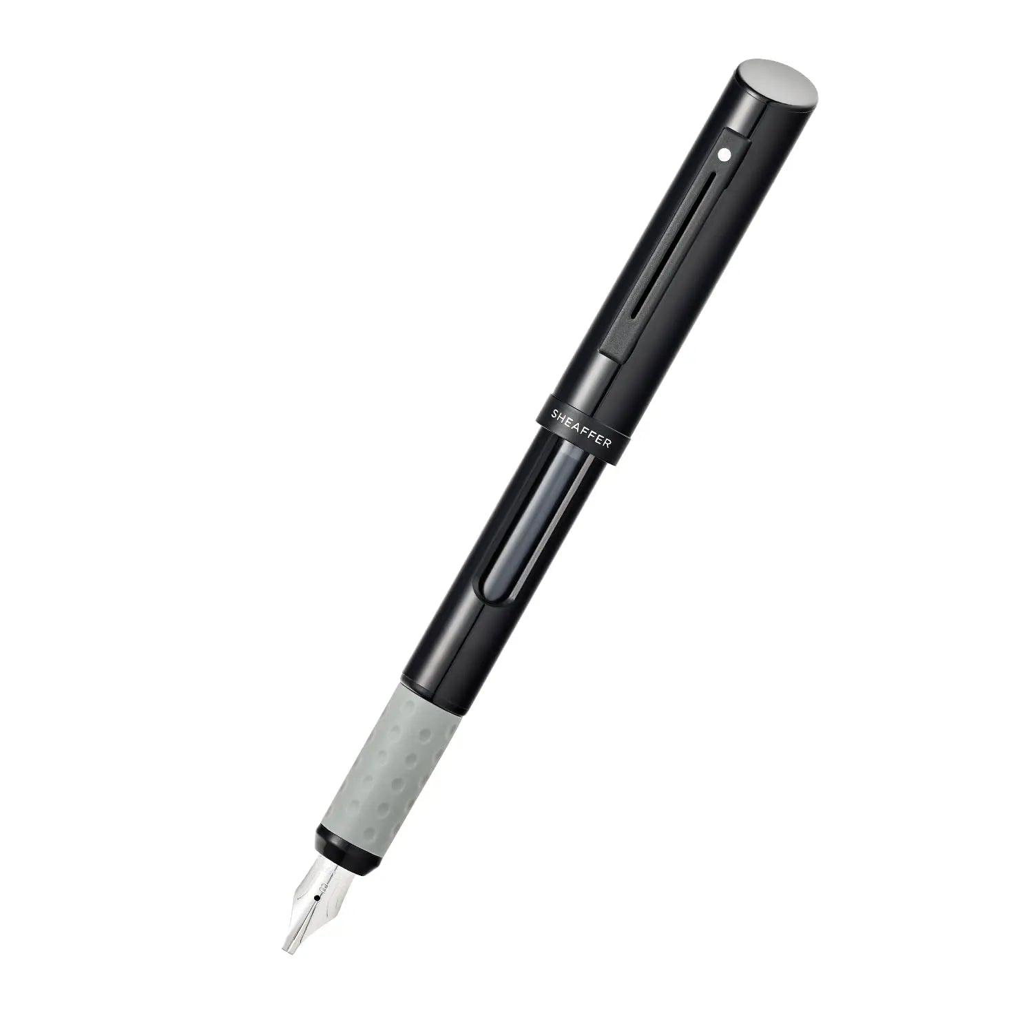 Sheaffer® Calligraphy Matte Black Fountain pen Minikit with Black cap and Matte Black Trim - Fine, Medium, Broad nibs & 18 Cartridges are included. Sheaffer